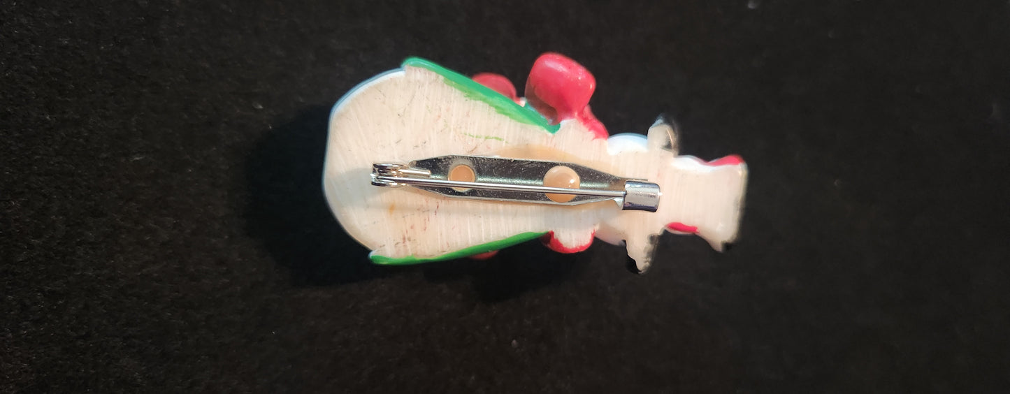 SNOWMAN BROOCH