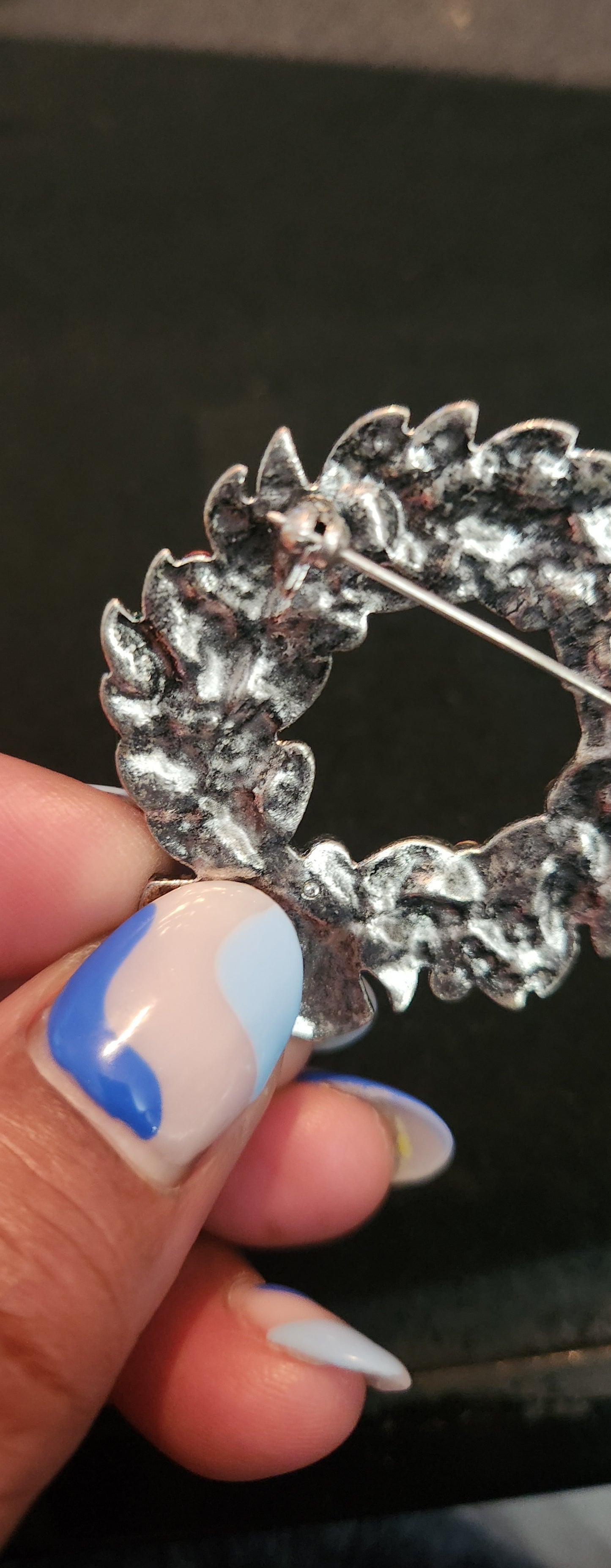 Kenneth inspired wreath brooch