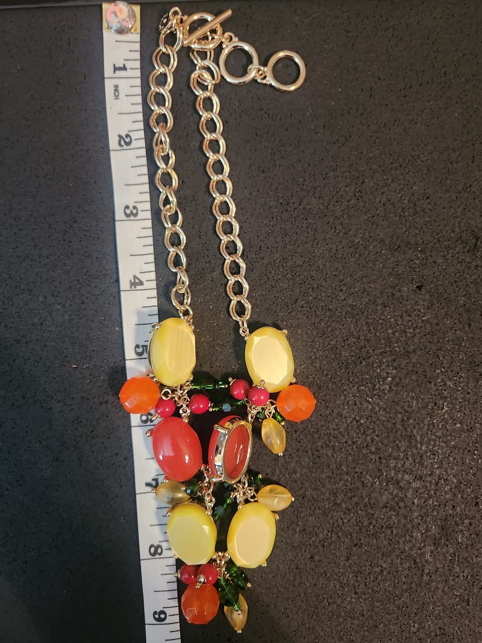 Talbots fruit salad necklace