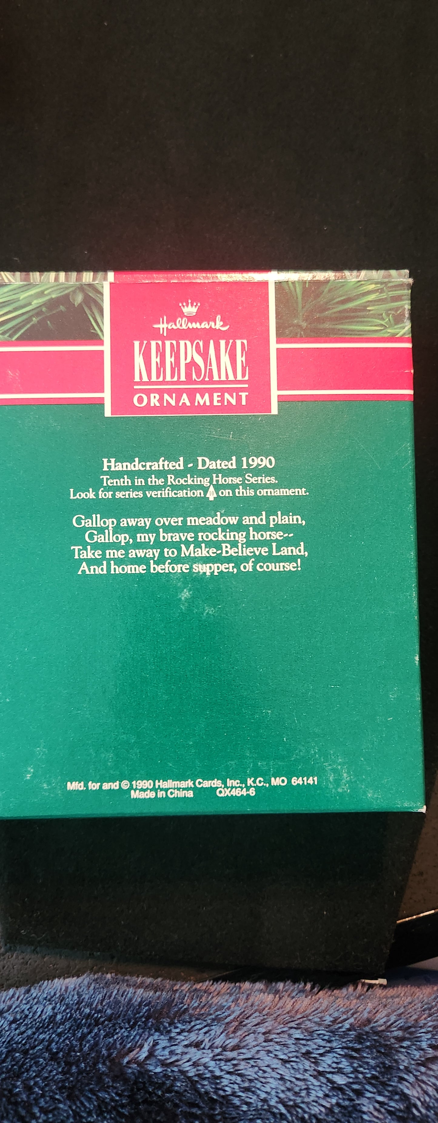HALLMARK CHRISTMAS ORNAMENT 1990